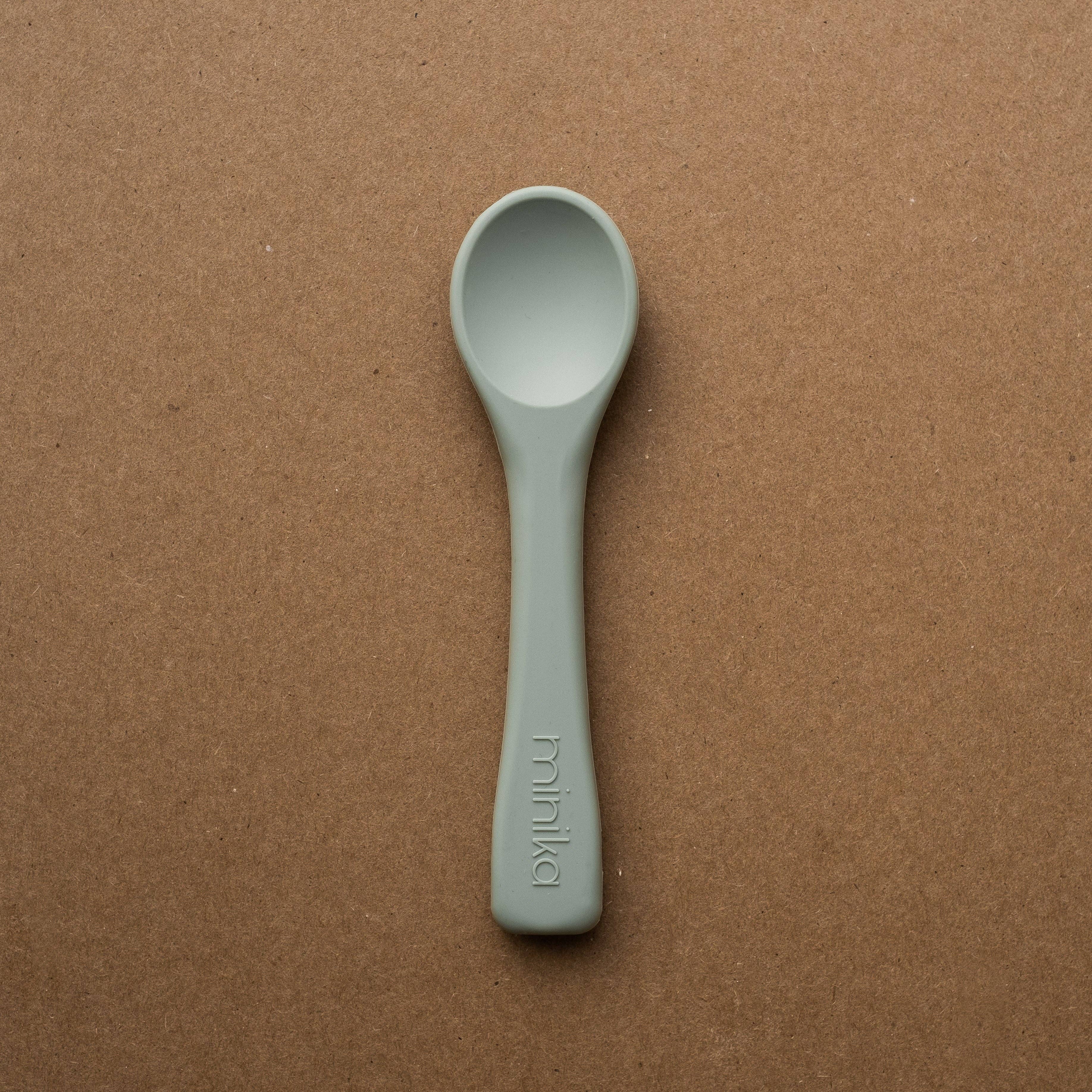 Minika - Silicone spoon - Sage