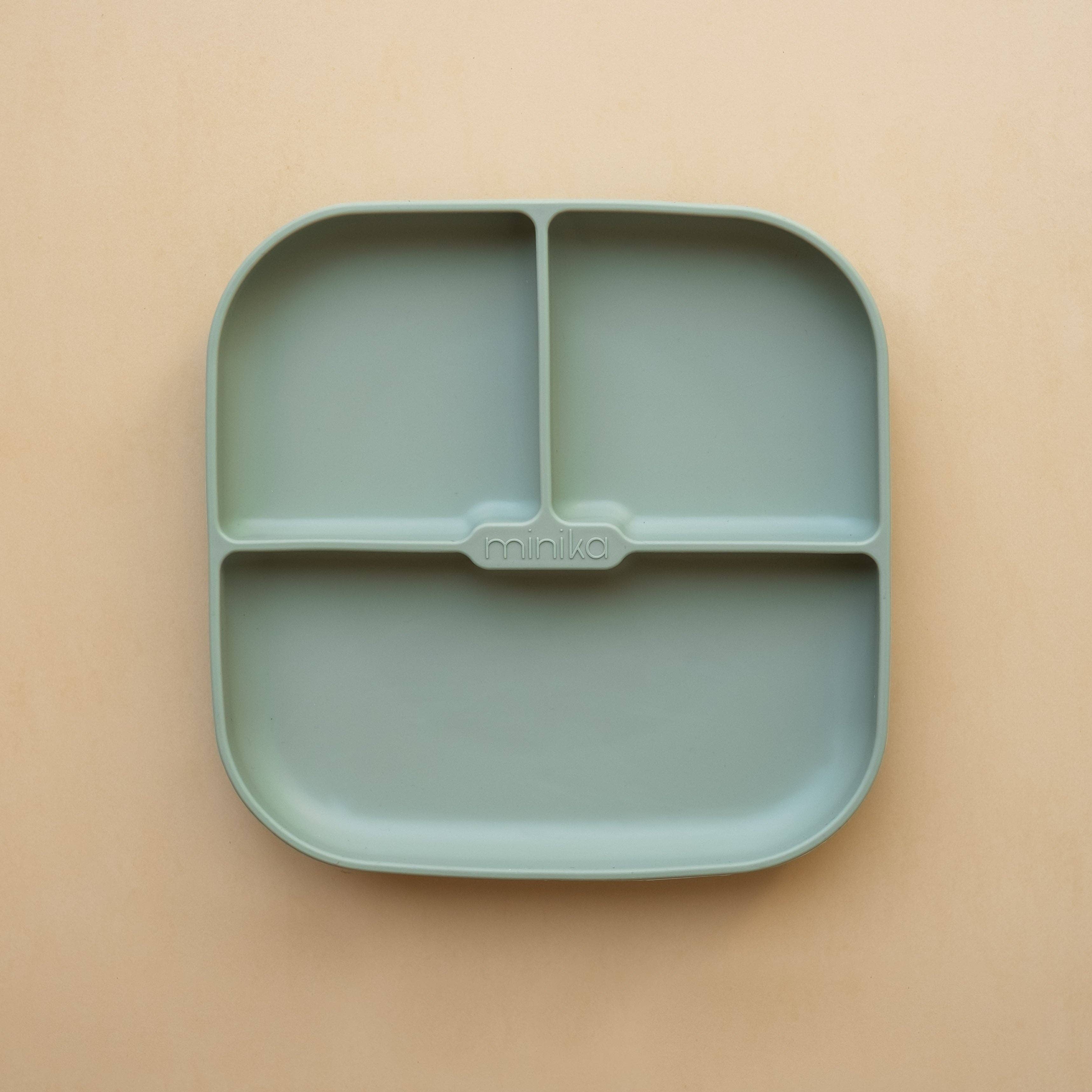 Minika - Silicone plate - Sage