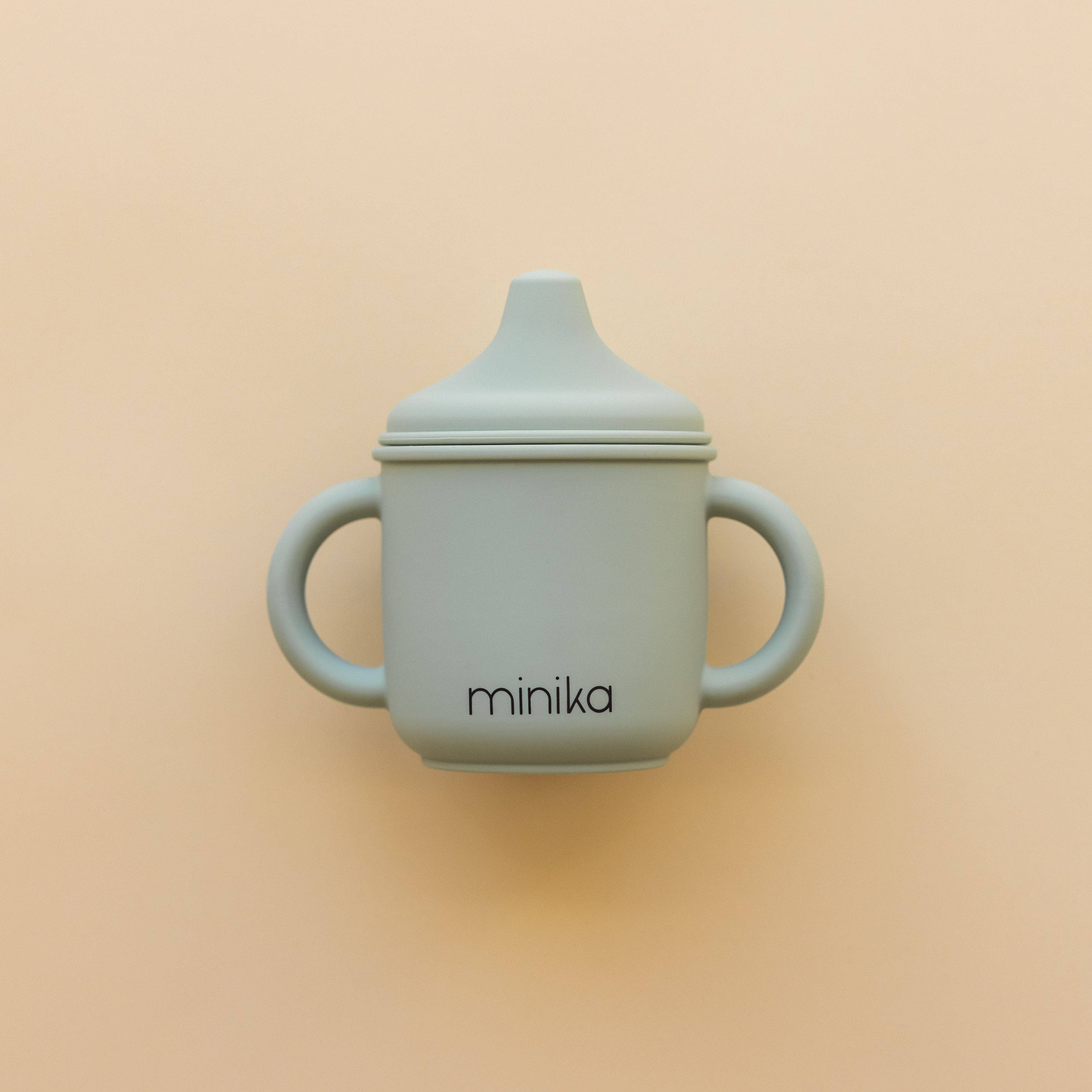 Minika - Silicone Sippy Cup - Sage