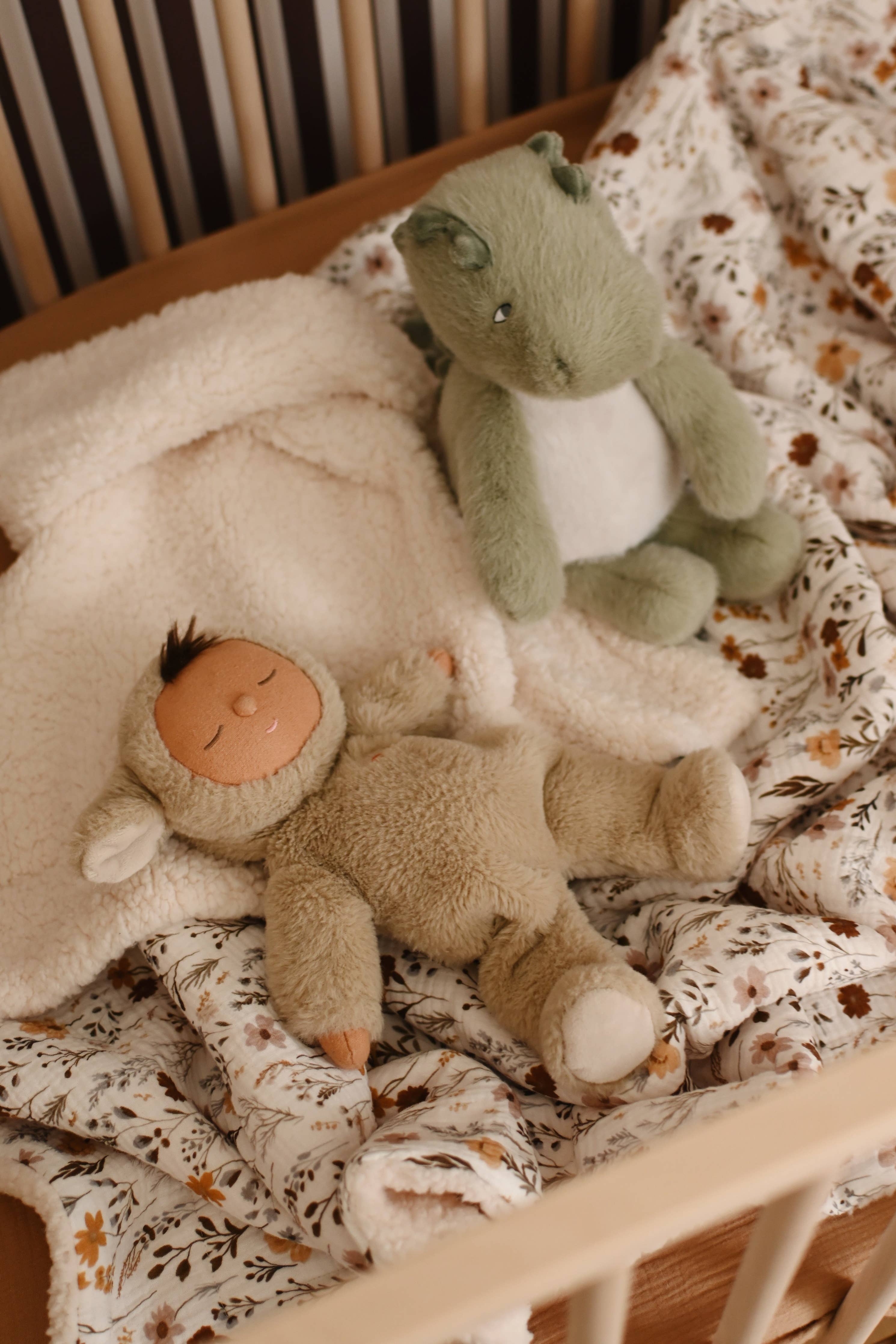 Minika - Couverture mousseline et sherpa - Wildflowers