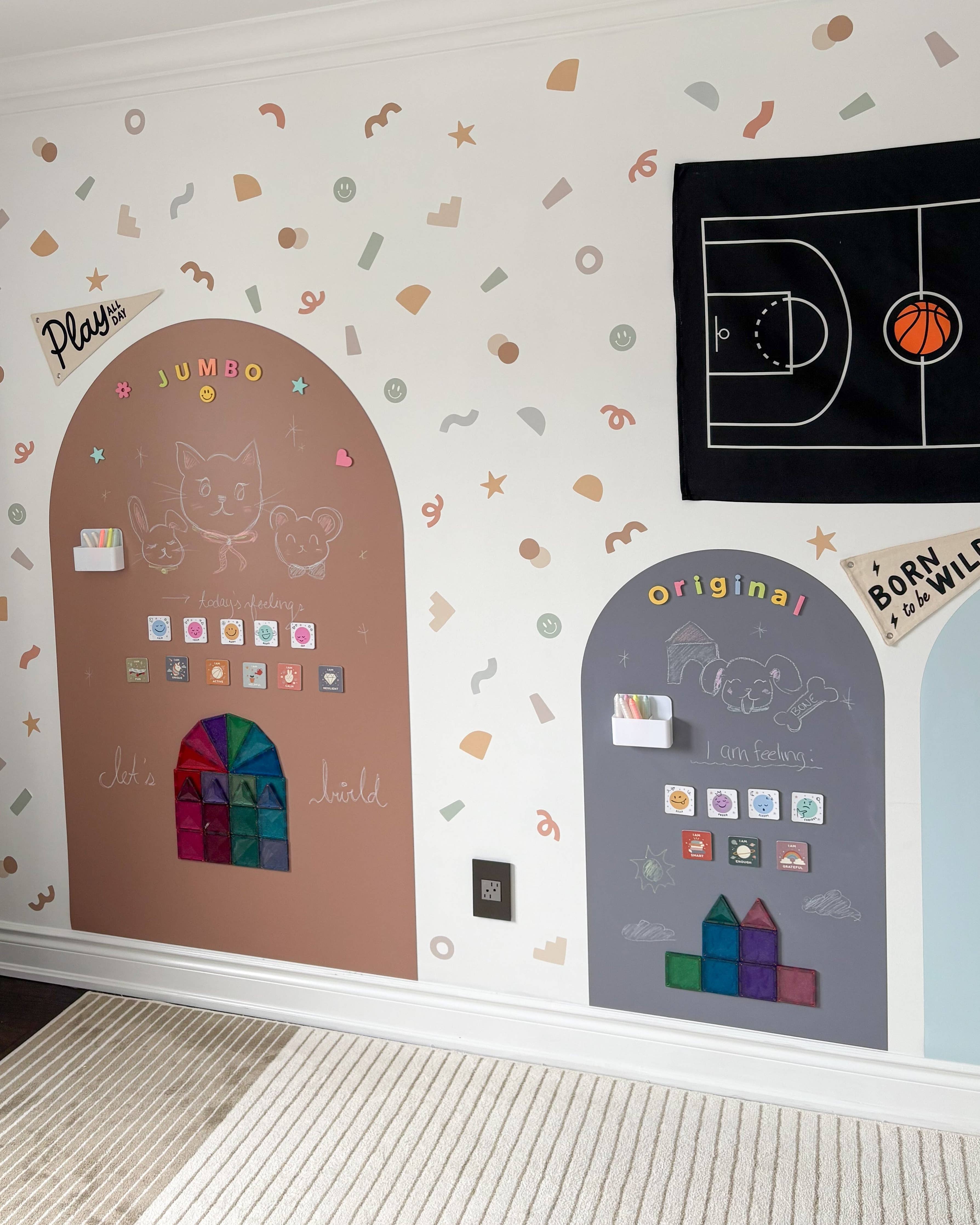 Cherrypick - JUMBO Magic Playwall - Arch Magnetic Wall Decal for Kids