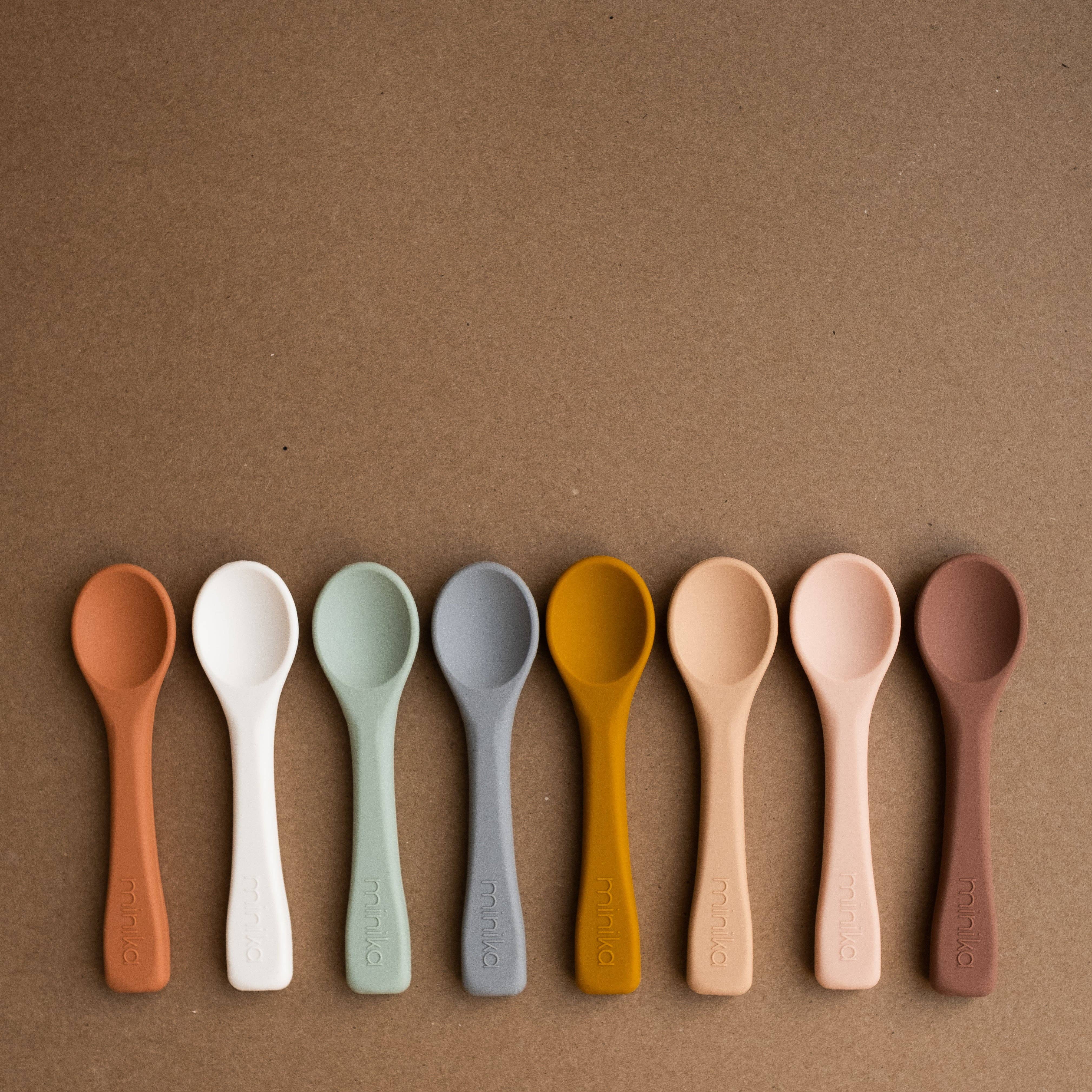 Minika - Silicone spoon - Sage
