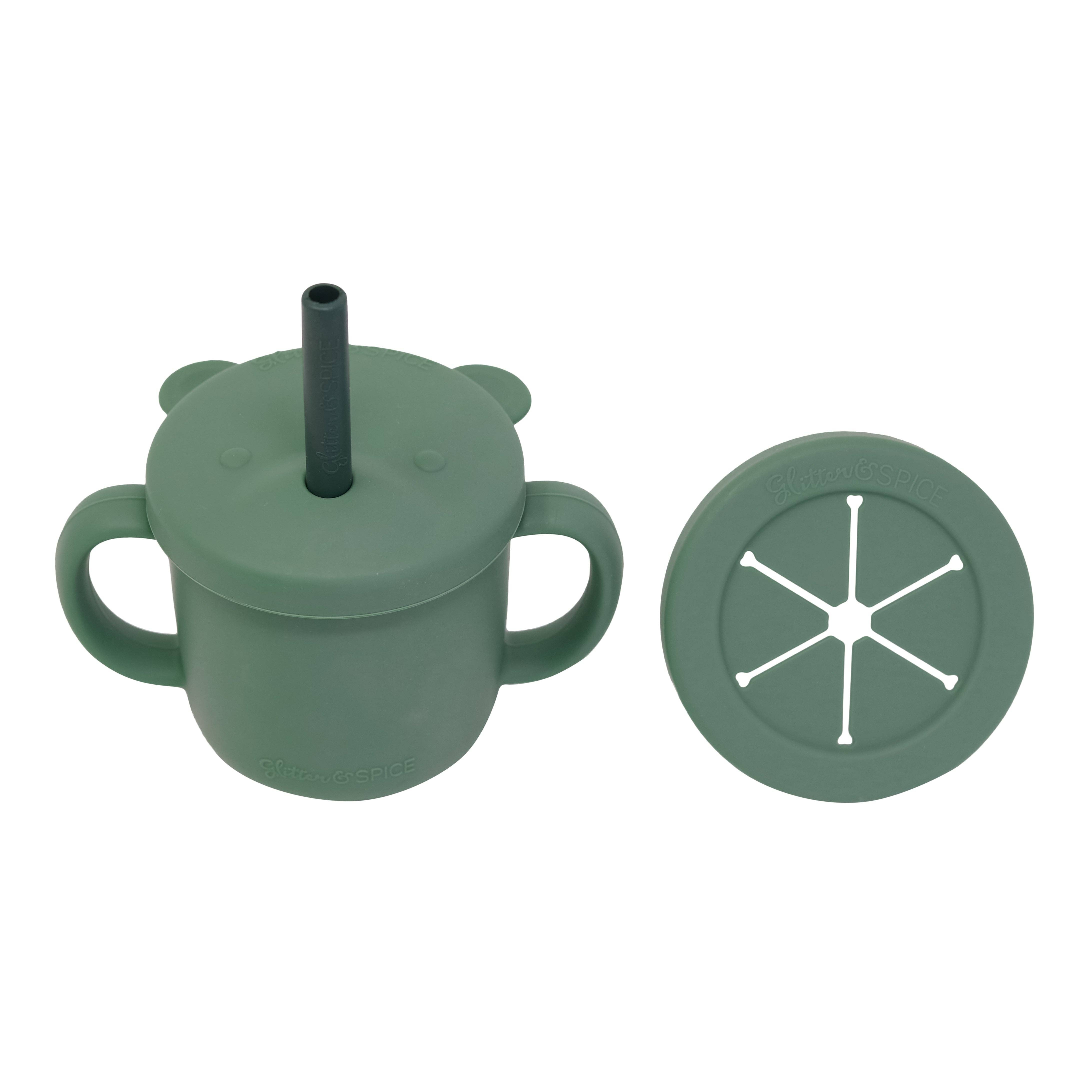 Glitter & Spice - Grow with Me Silicone Cup Snack Set