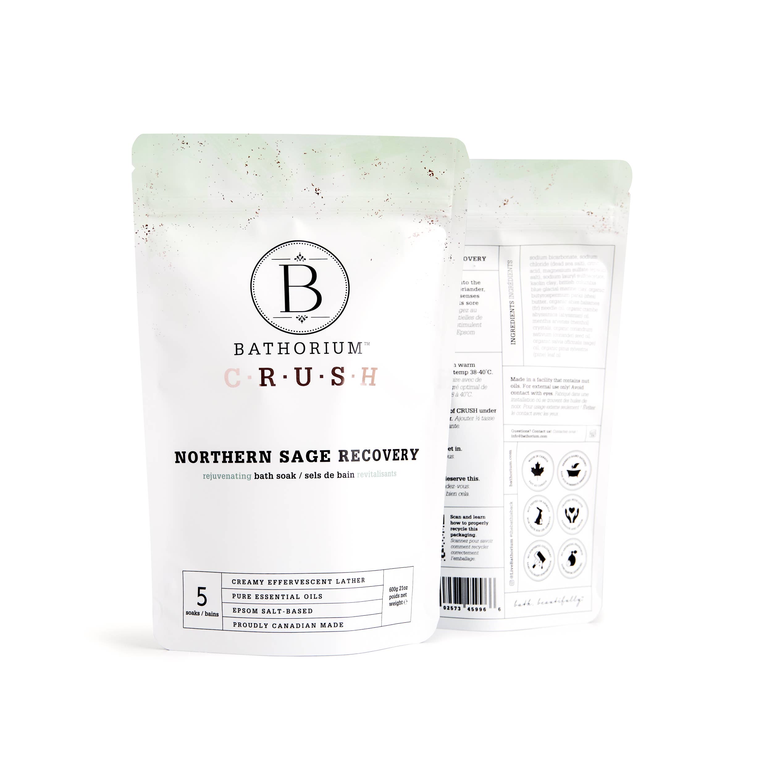 Bathorium - Northern Sage Recovery Bath Soak 600g