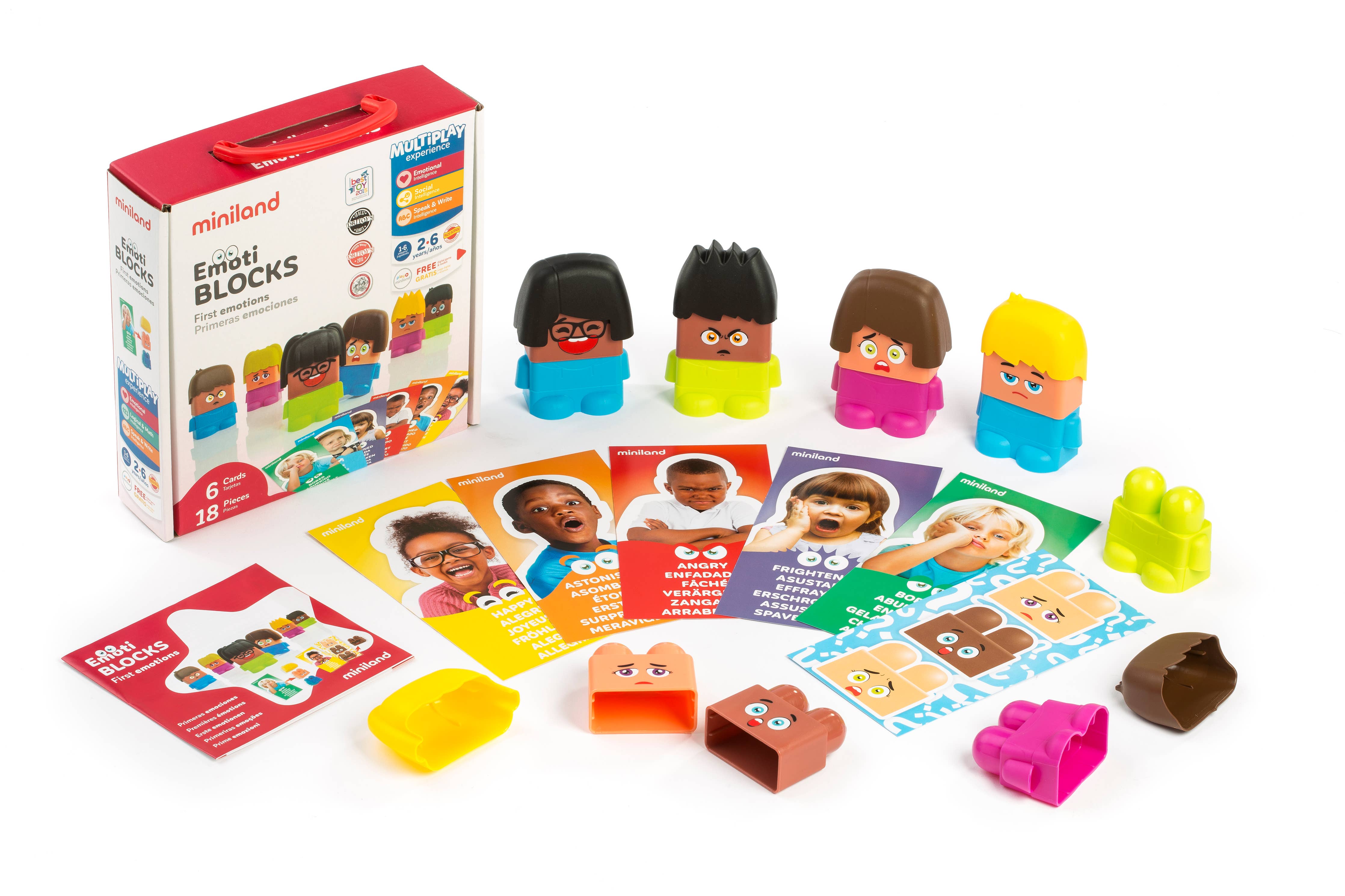 Miniland Educational - Emotiblocks