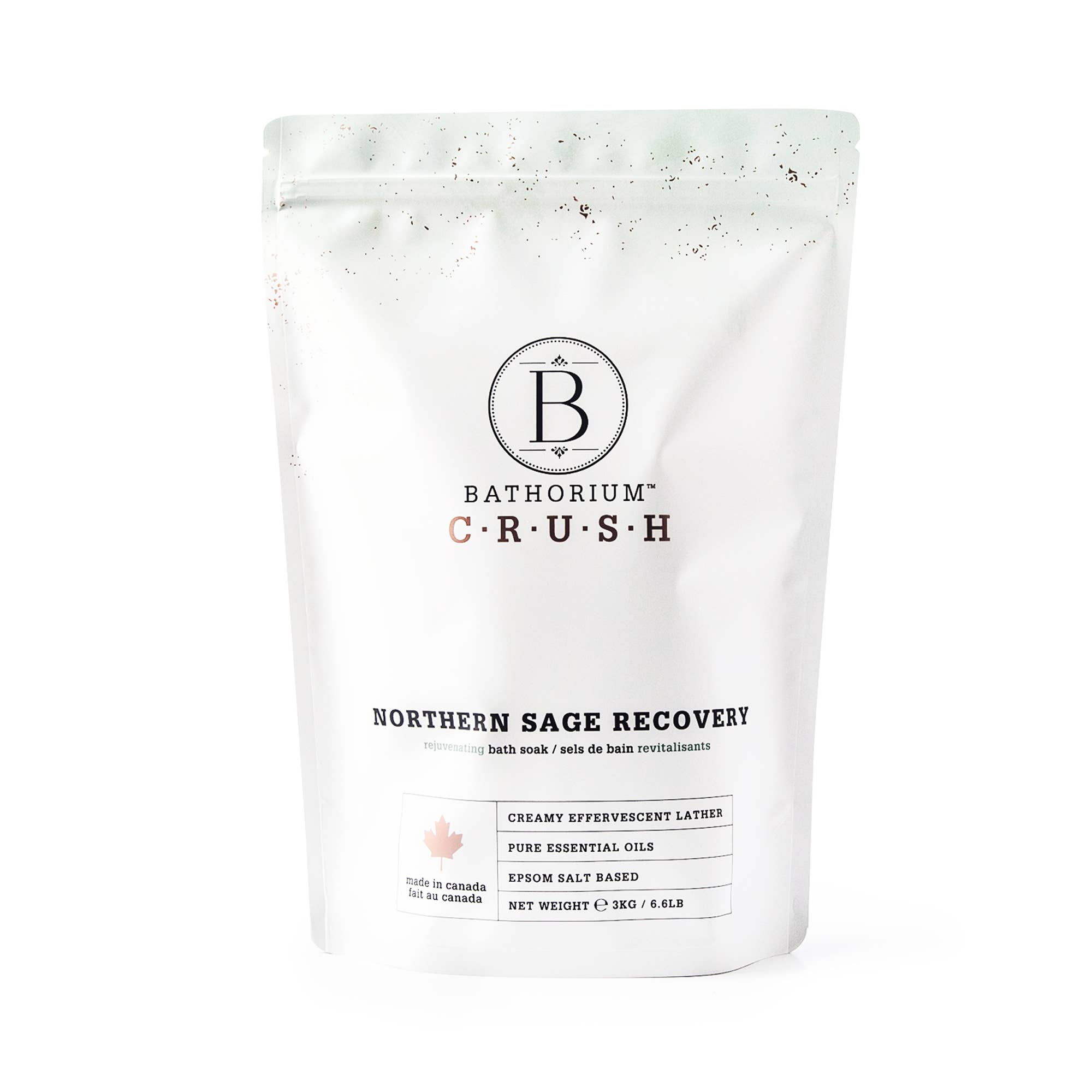 Bathorium - Northern Sage Recovery Crush Bath Soak 3kg Bulk Bag