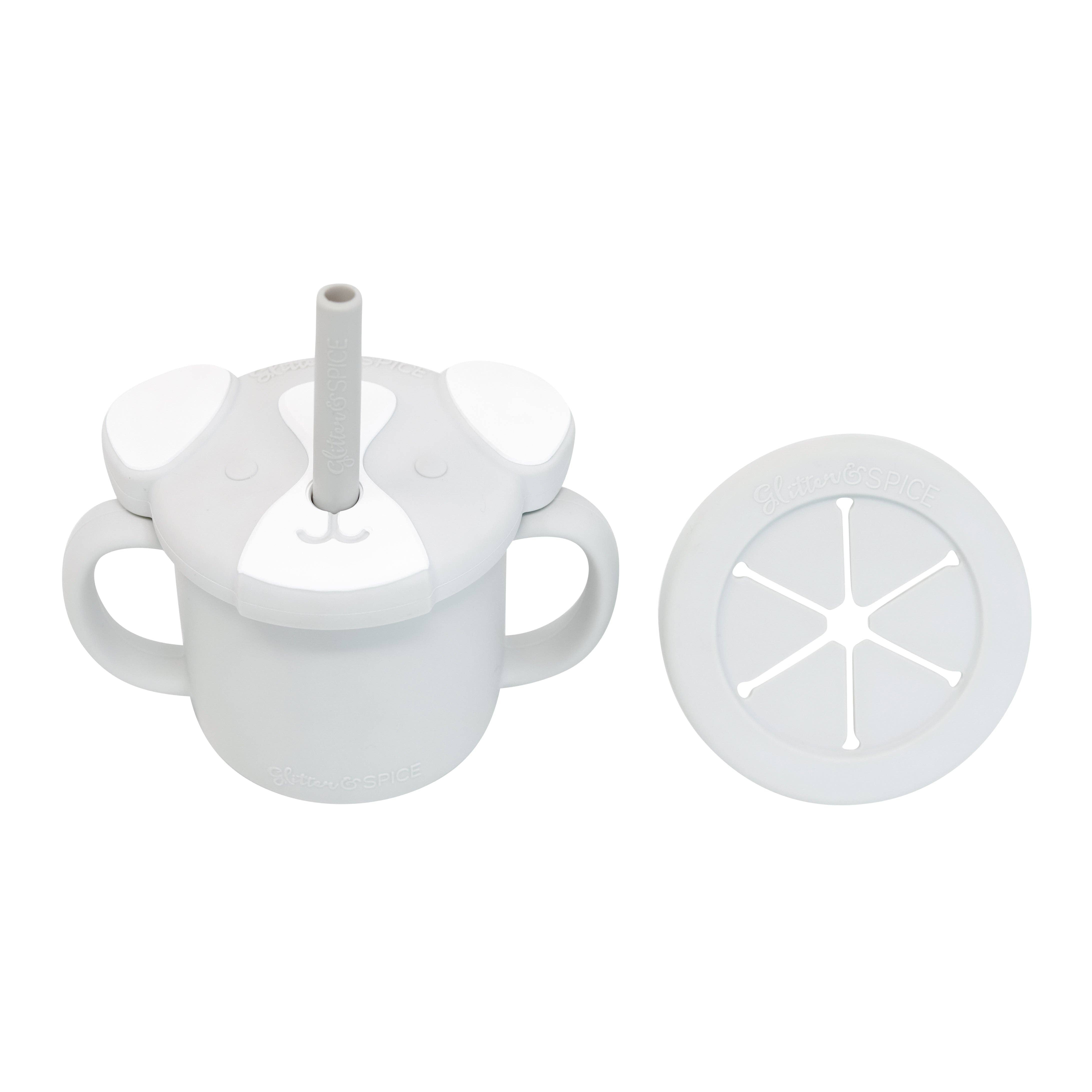 Glitter & Spice - Grow with Me Silicone Cup Snack Set