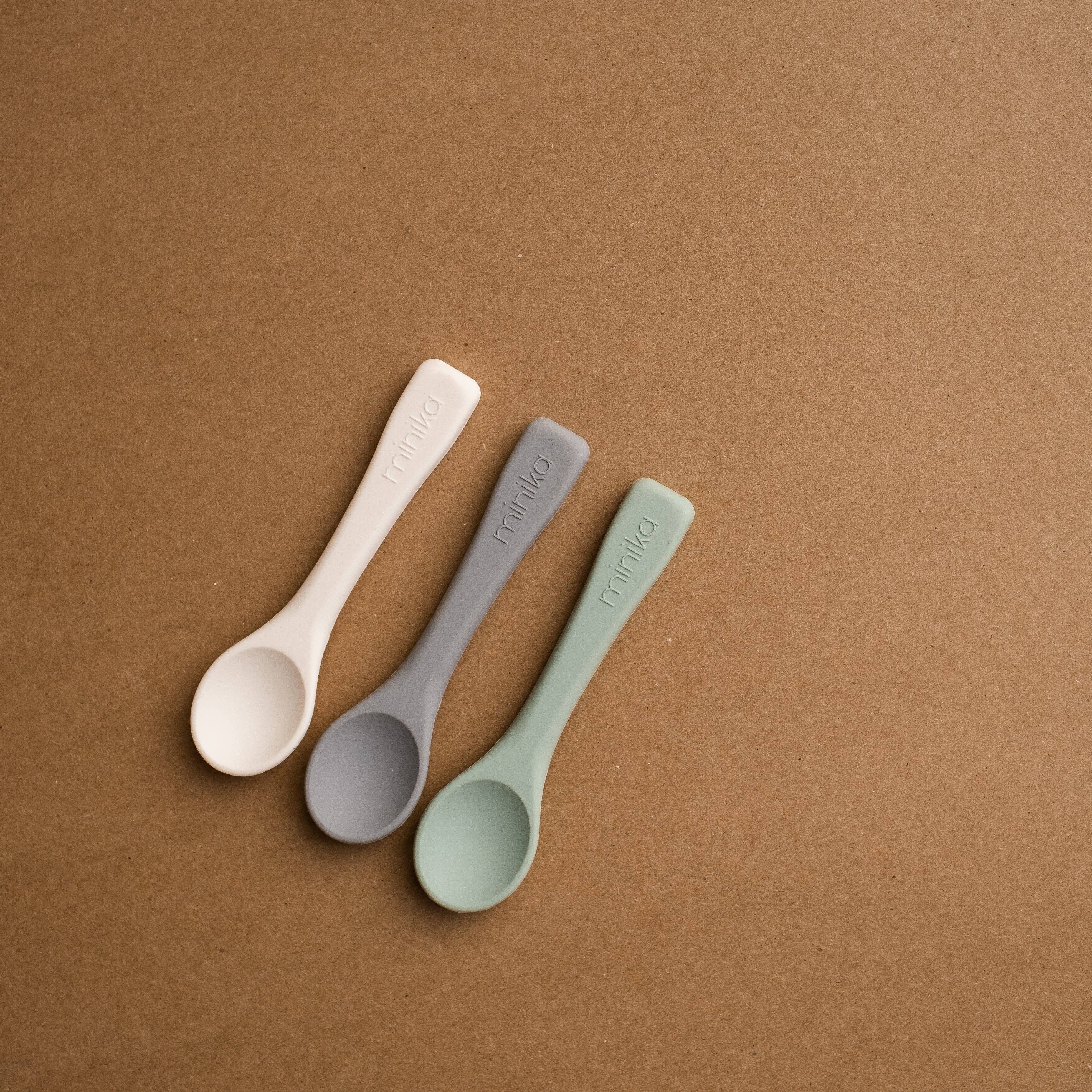 Minika - Silicone spoon - Sage