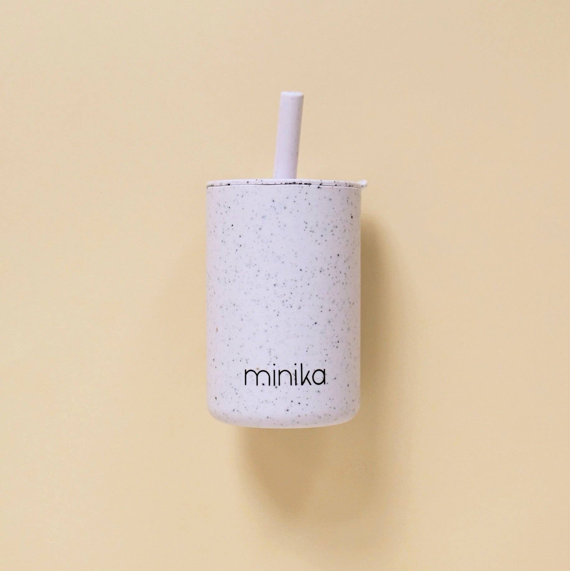 Minika - Straw cup with lid - Lavender