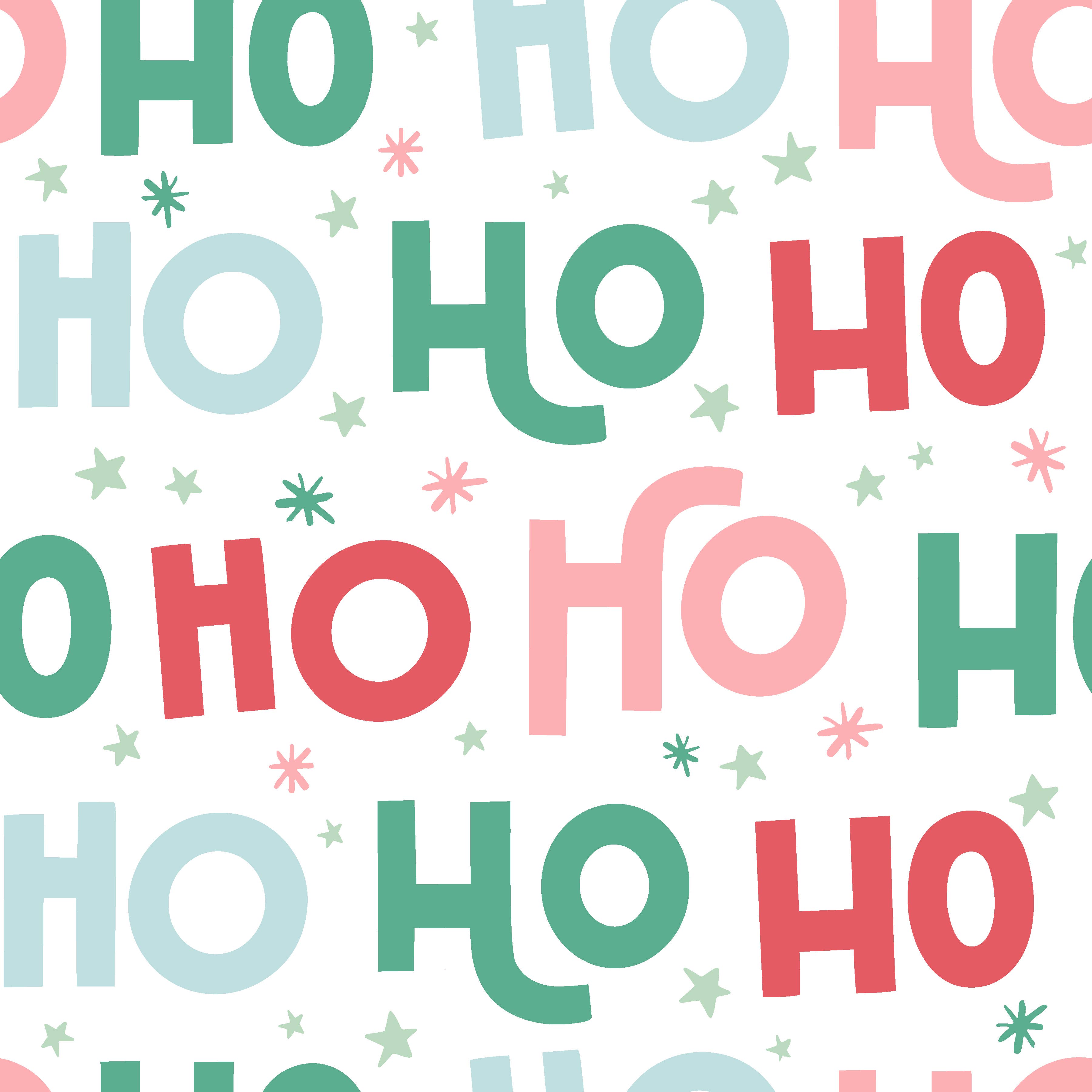 Ofelia & Co. - Ho Ho Ho Gift Wrapping Paper Rolls - 3 Pack Christmas Wrap