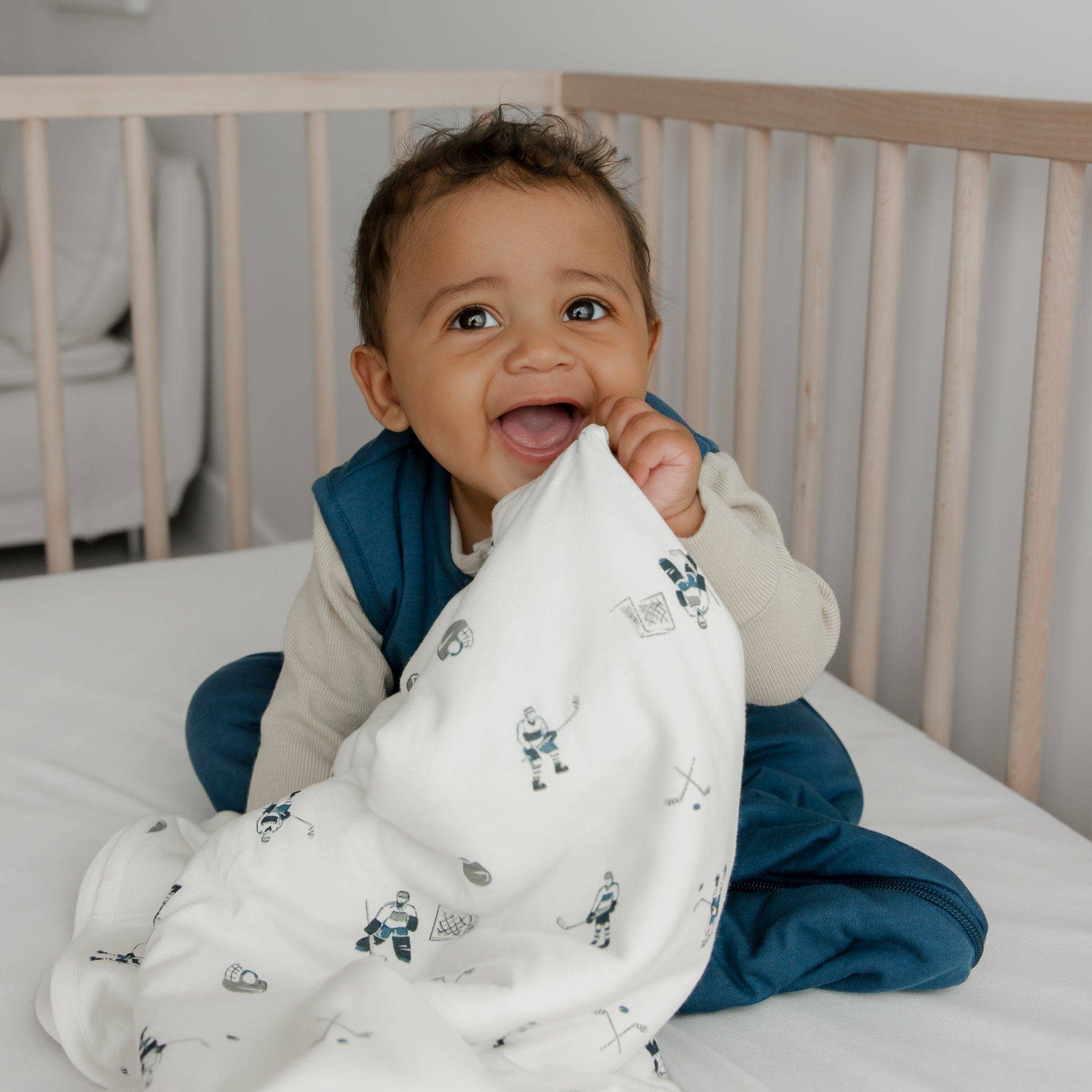 Perlimpinpin - Bamboo blanket - Hockey