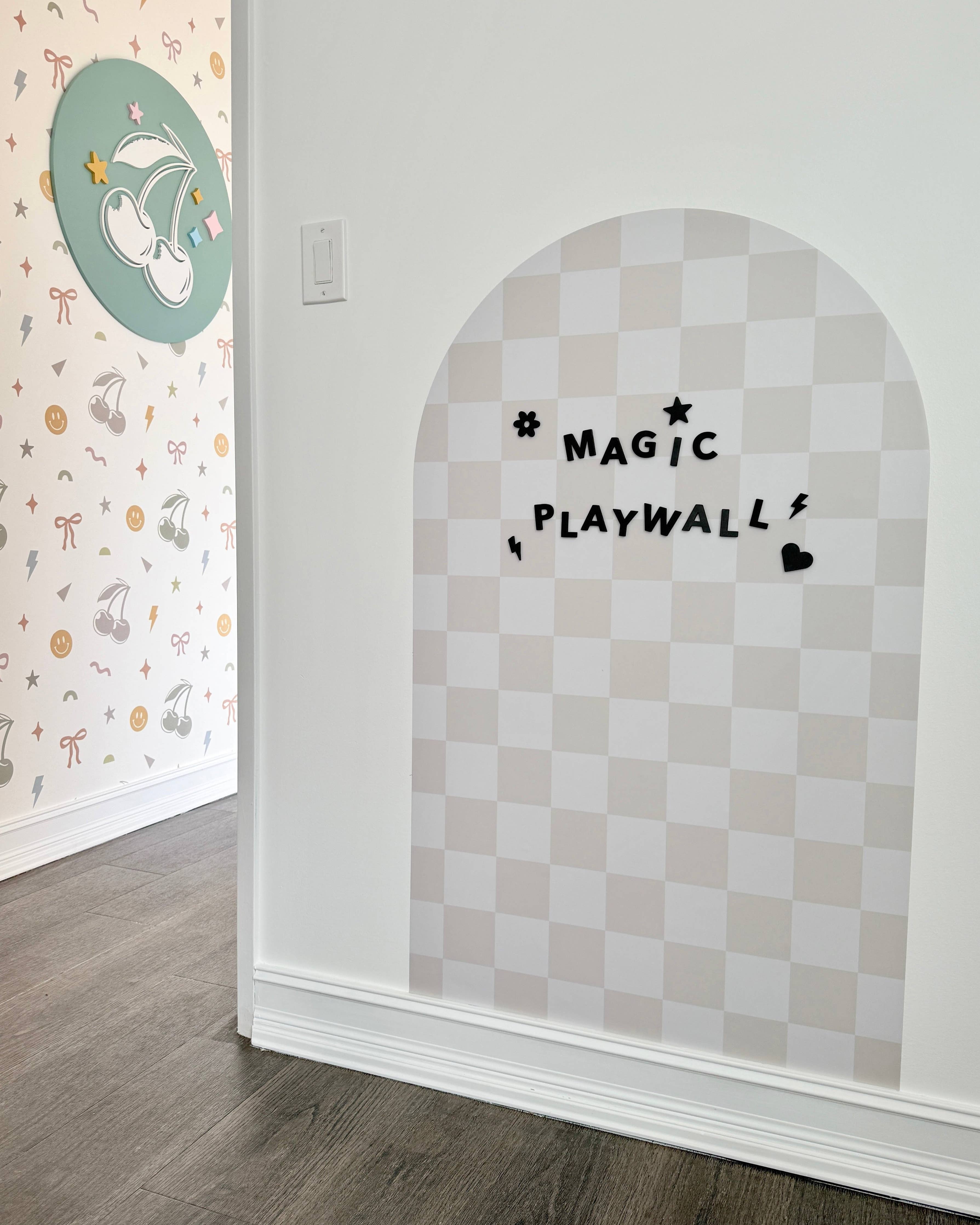 Cherrypick - MEGA Magic Playwall - Arch Magnetic Wall Decal for Kids