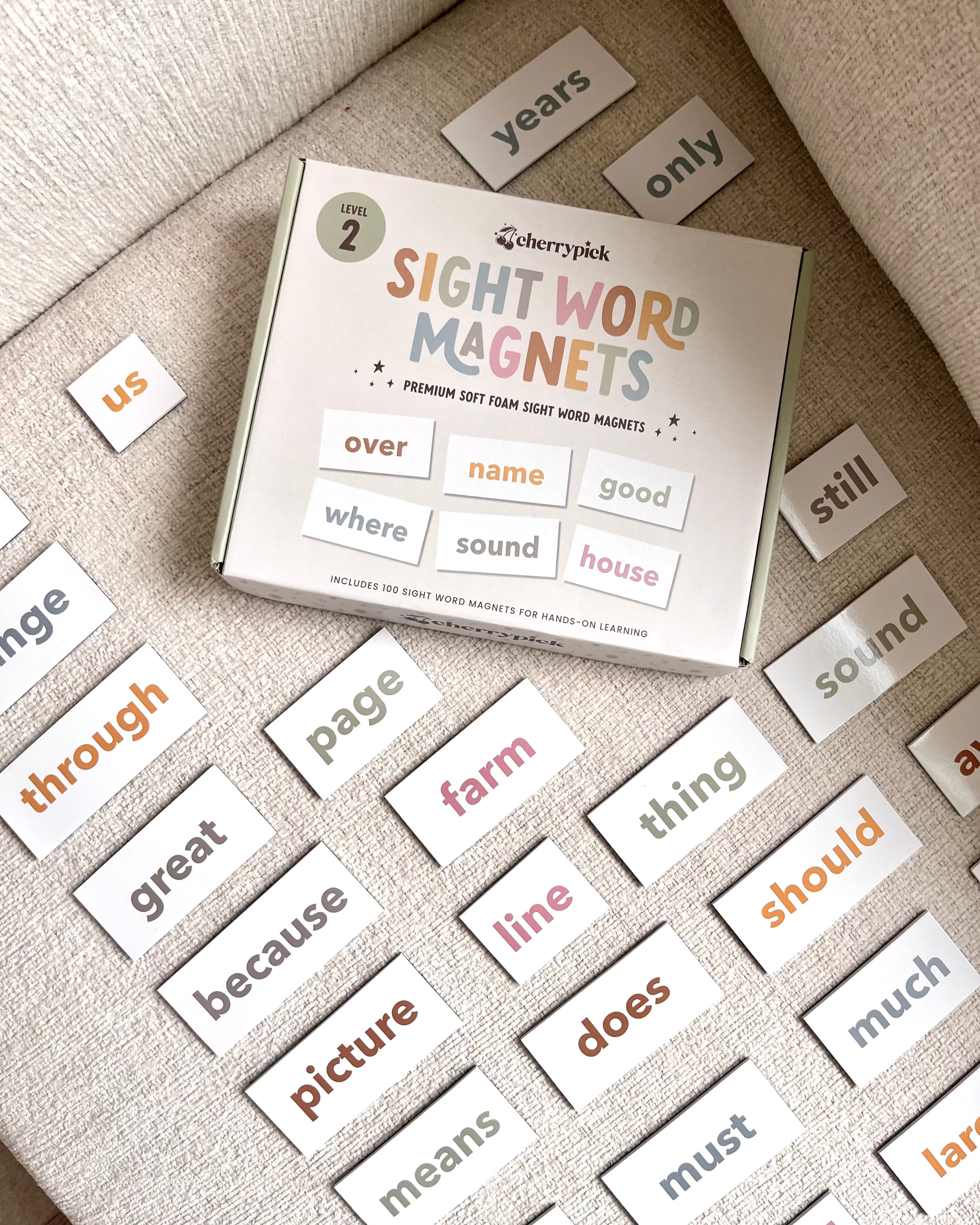 Cherrypick - Sight Word Magnets for Early Reading & Literacy