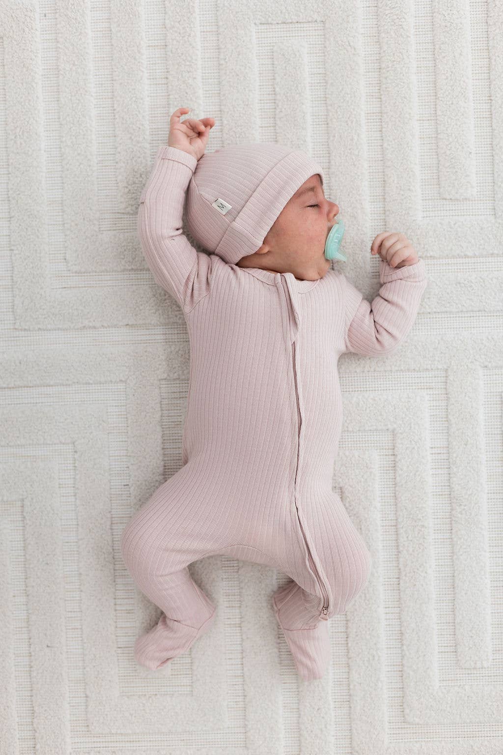 Mila & Co. - Ribbed Knotted Hat | Blush