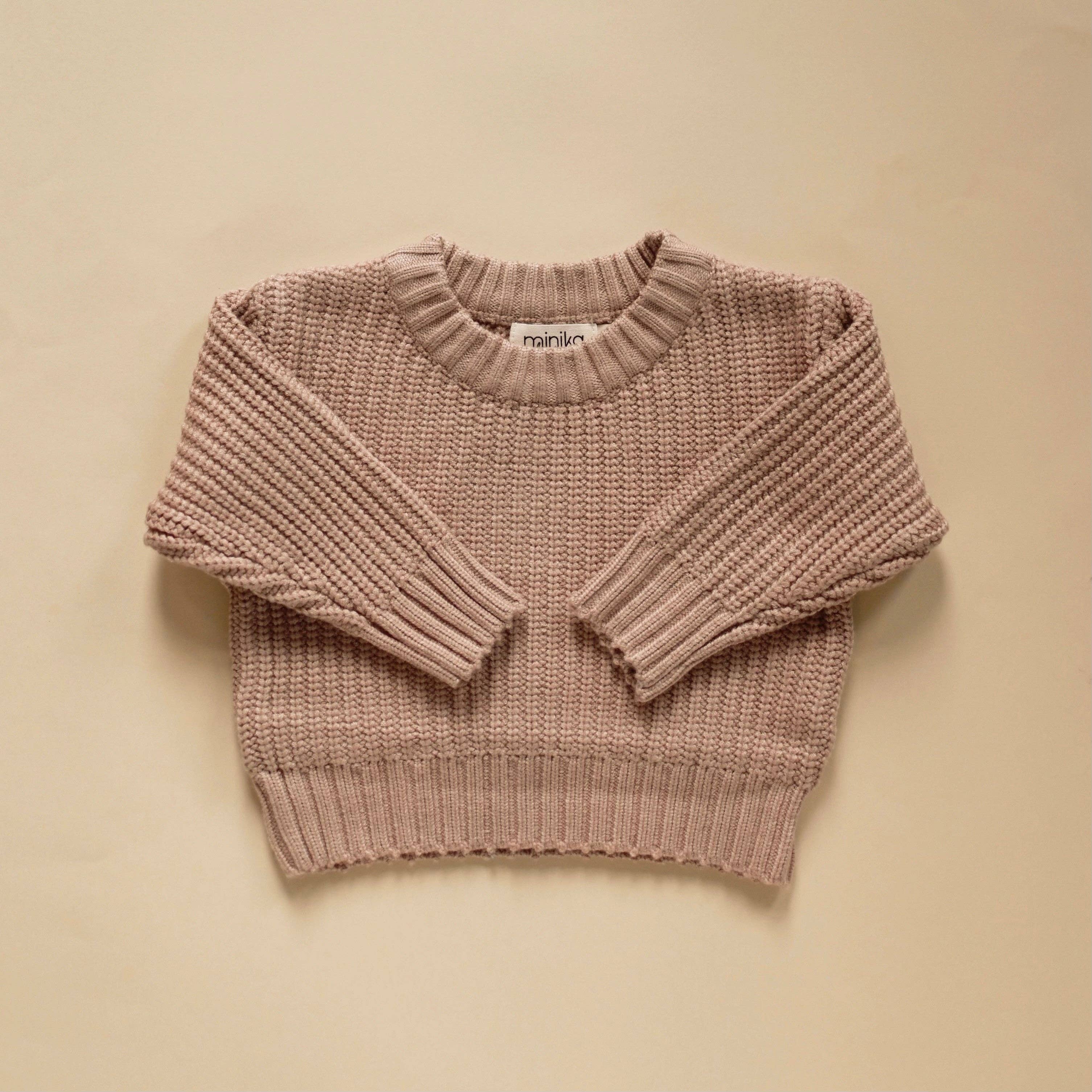 Minika - Knit sweater - Almond