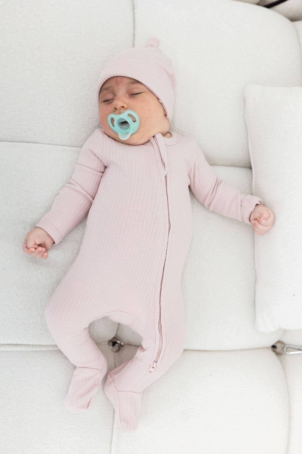 Mila & Co. - Ribbed Knotted Hat | Blush