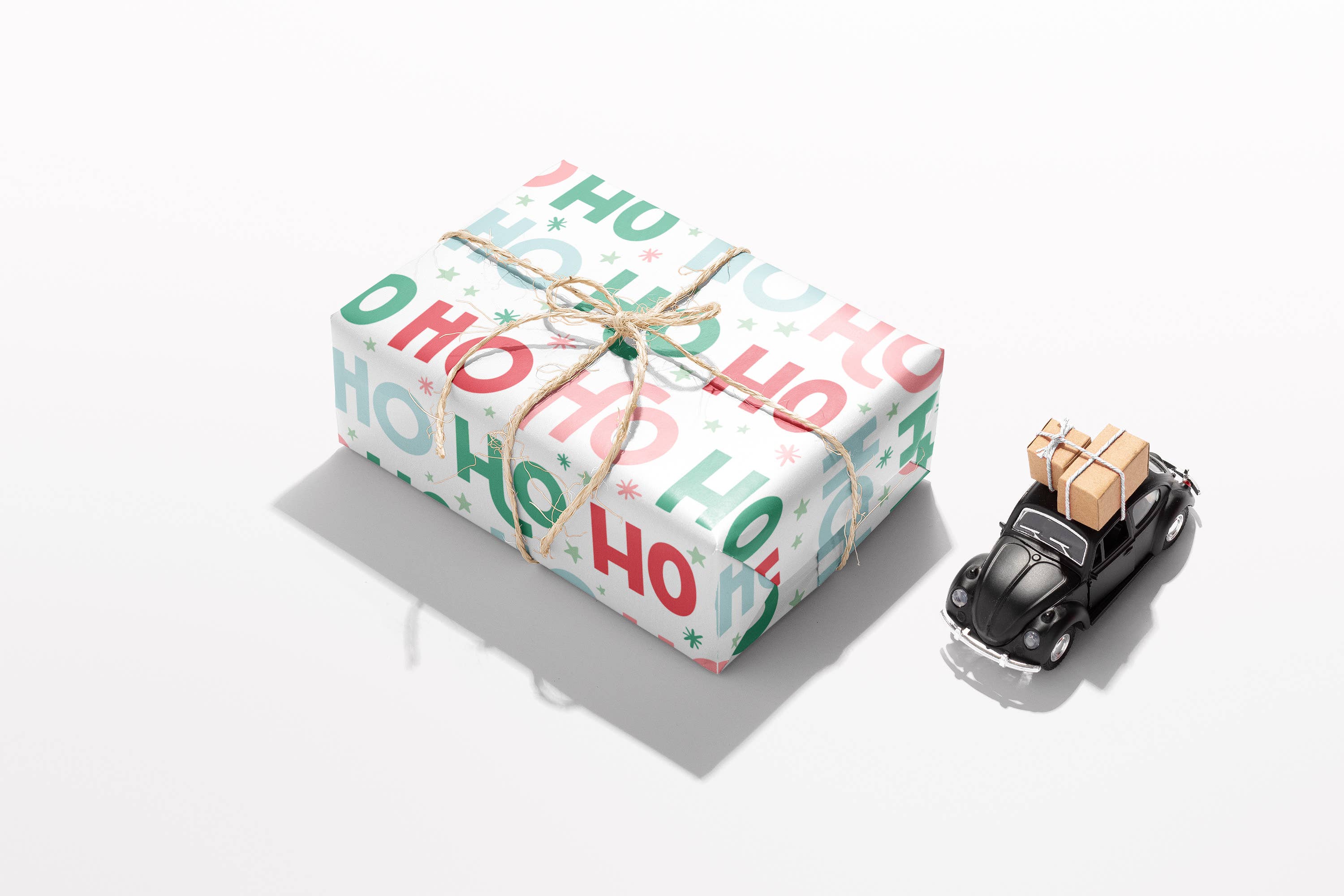 Ofelia & Co. - Ho Ho Ho Gift Wrapping Paper Rolls - 3 Pack Christmas Wrap