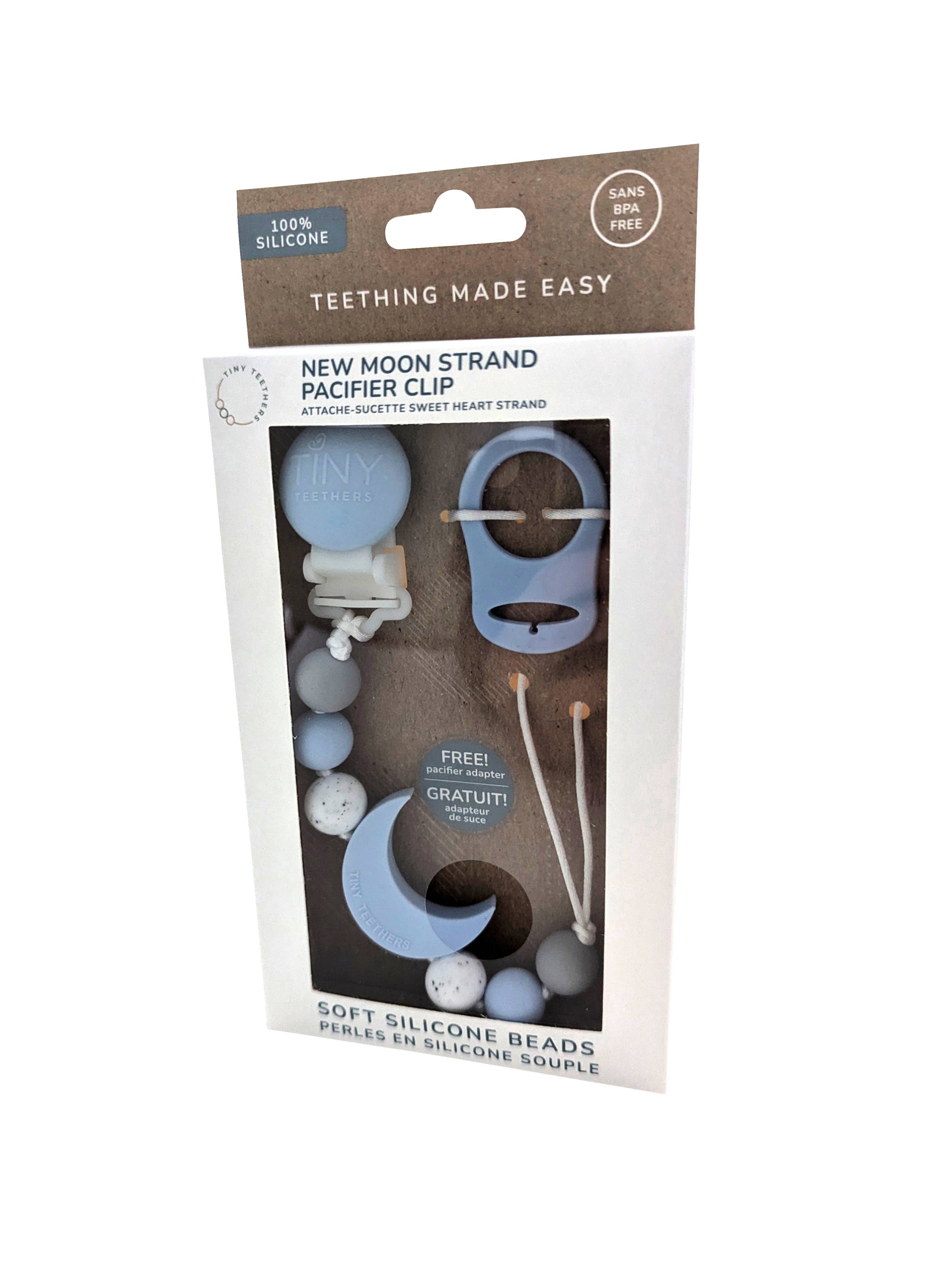 Tiny Teethers - New Moon Strand Pacifier Clip
