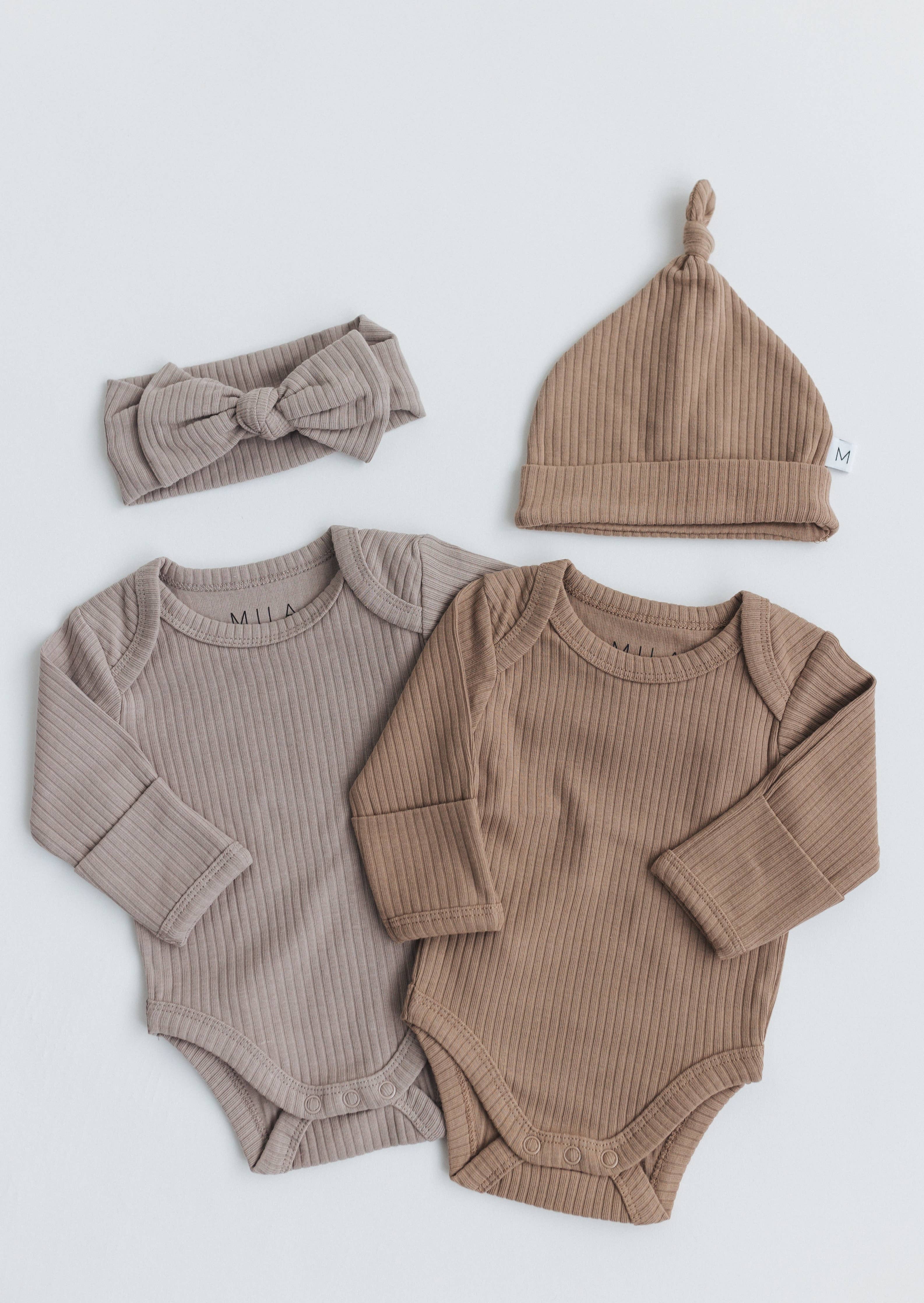 Mila & Co. - Ribbed Bodysuit | Cappuccino