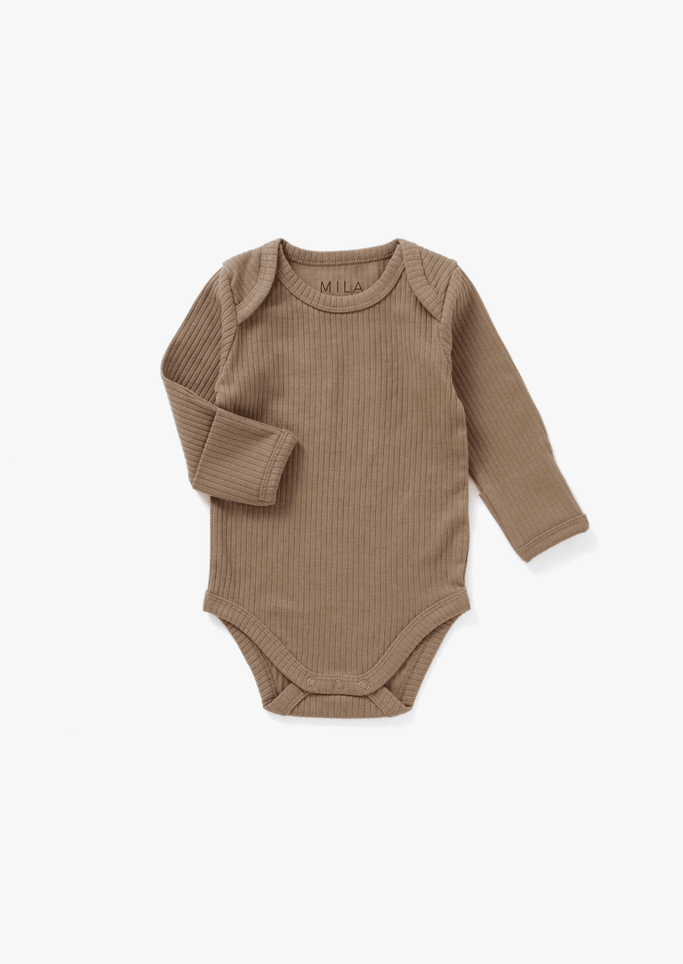 Mila & Co. - Ribbed Bodysuit | Cappuccino