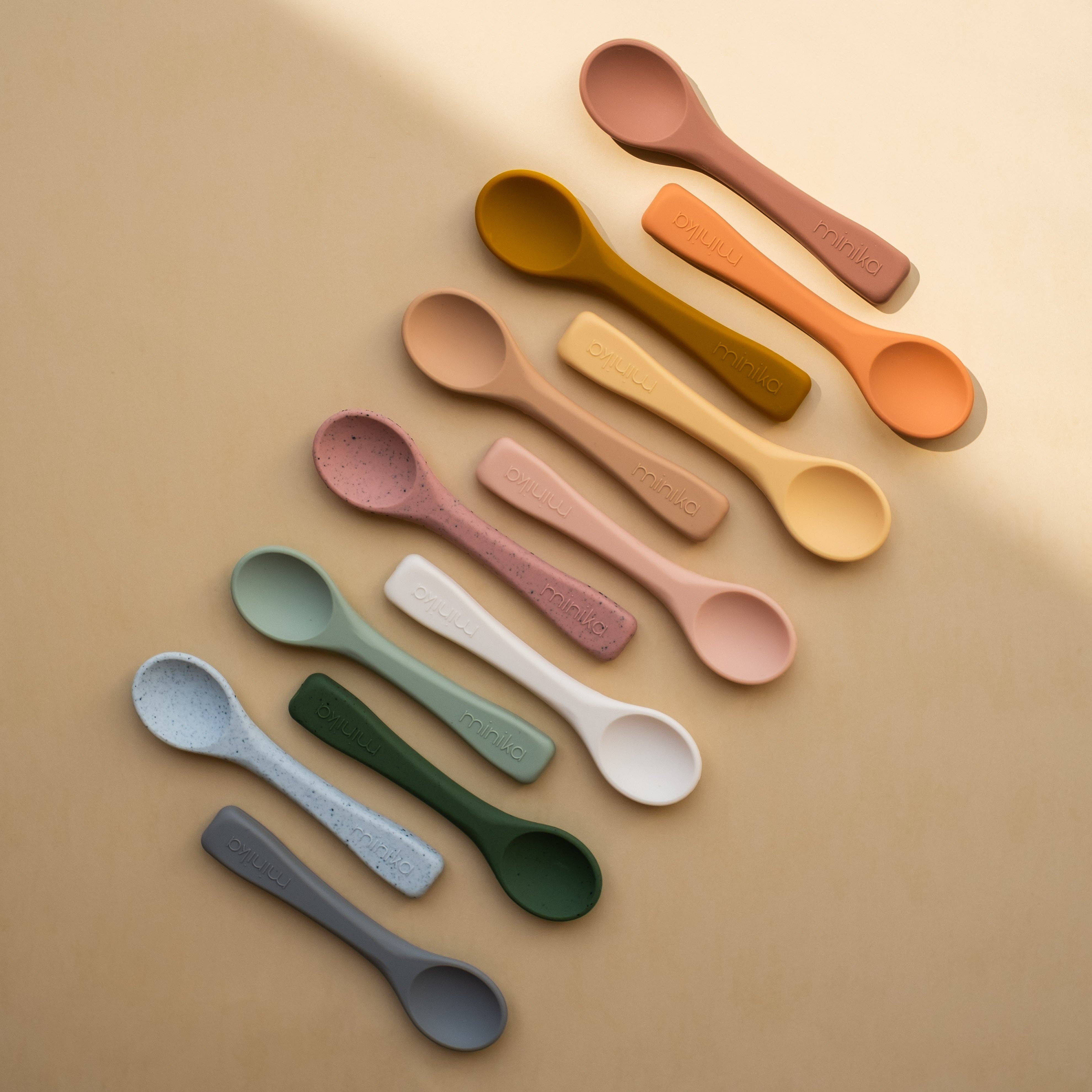 Minika - Silicone spoon - Sage
