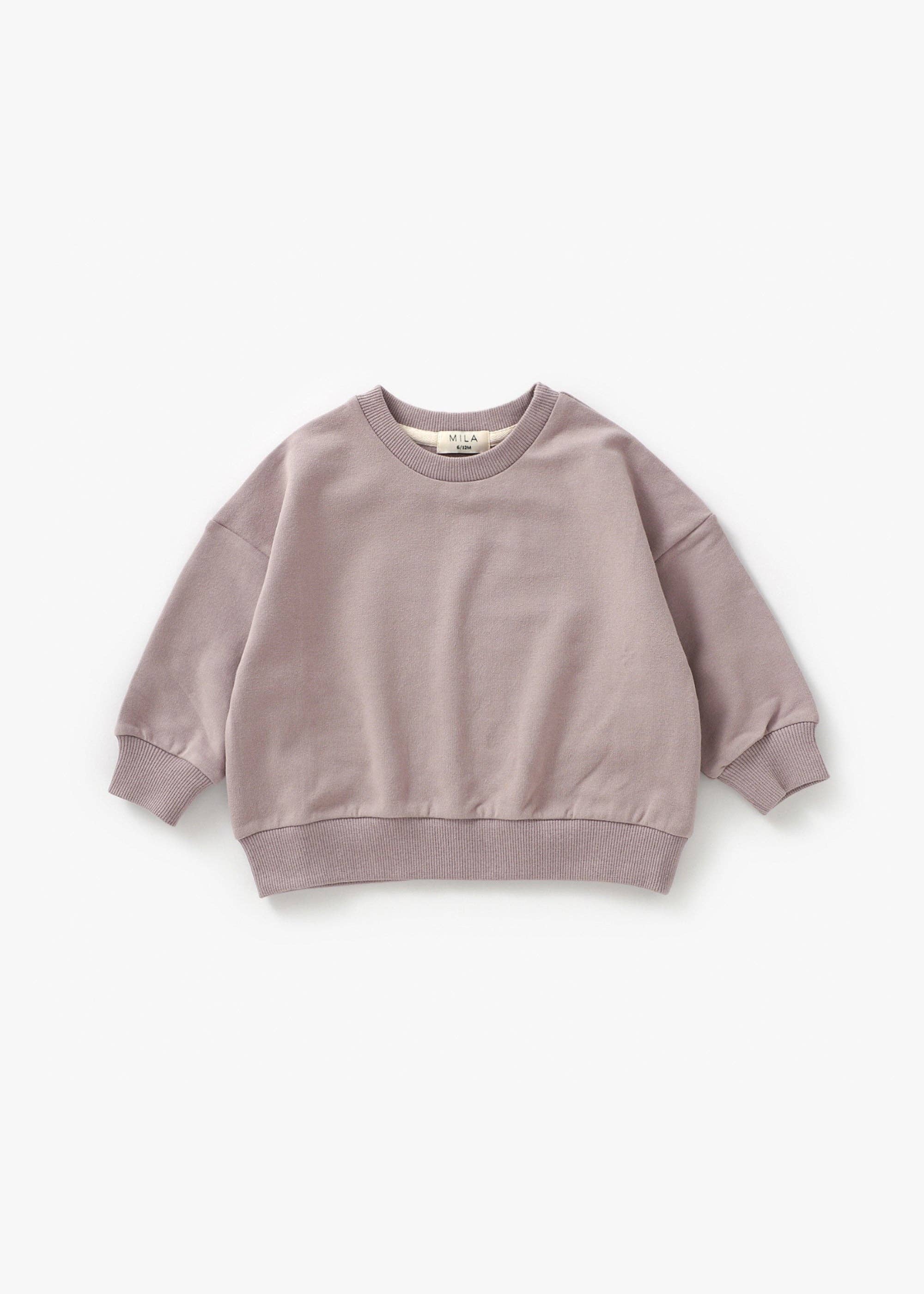 Mila & Co. - Sweatshirt & Jogger Set | Pale Mulberry