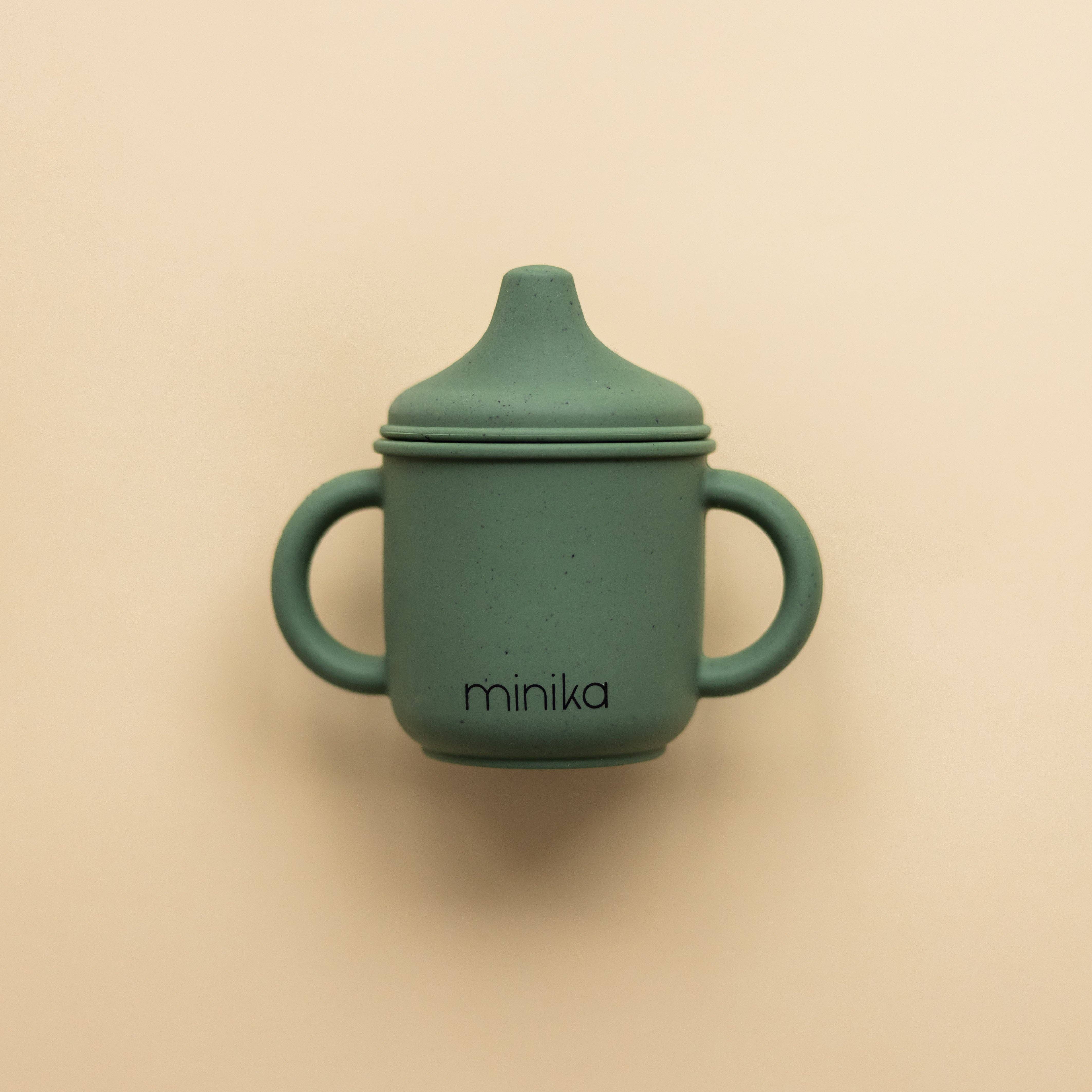 Minika - Silicone Sippy Cup - Leaf