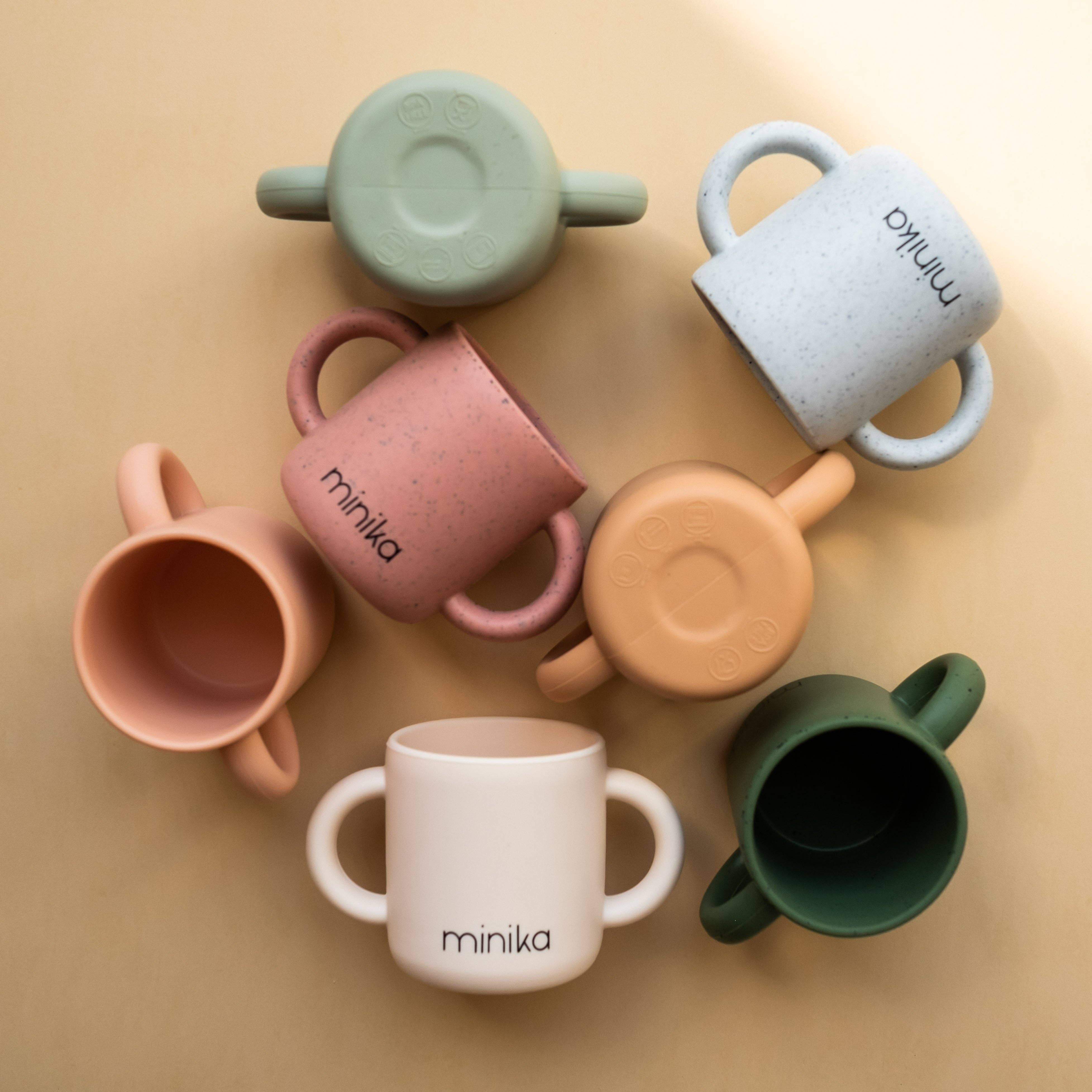 Minika - Learning cup with handles - Sorbet