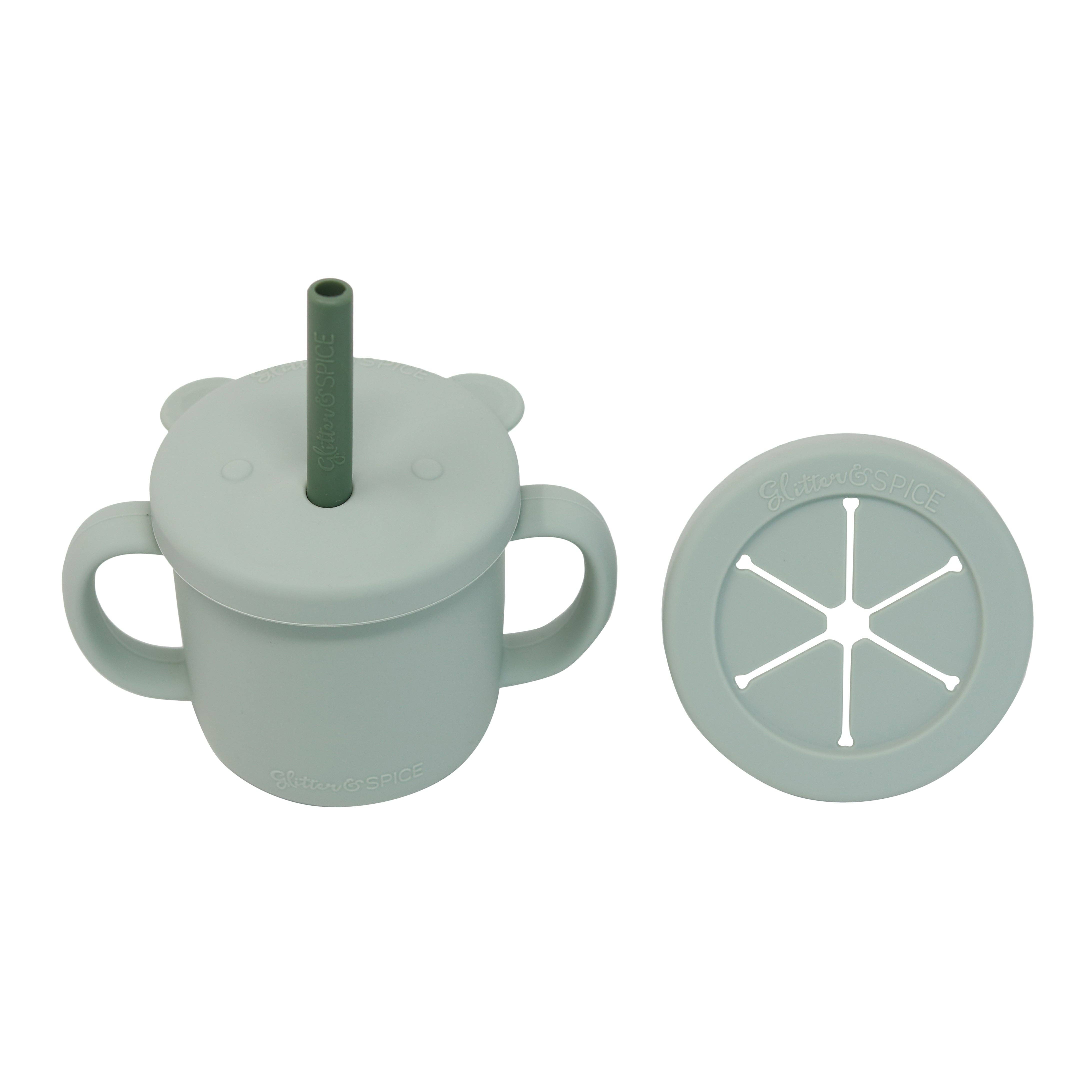 Glitter & Spice - Grow with Me Silicone Cup Snack Set