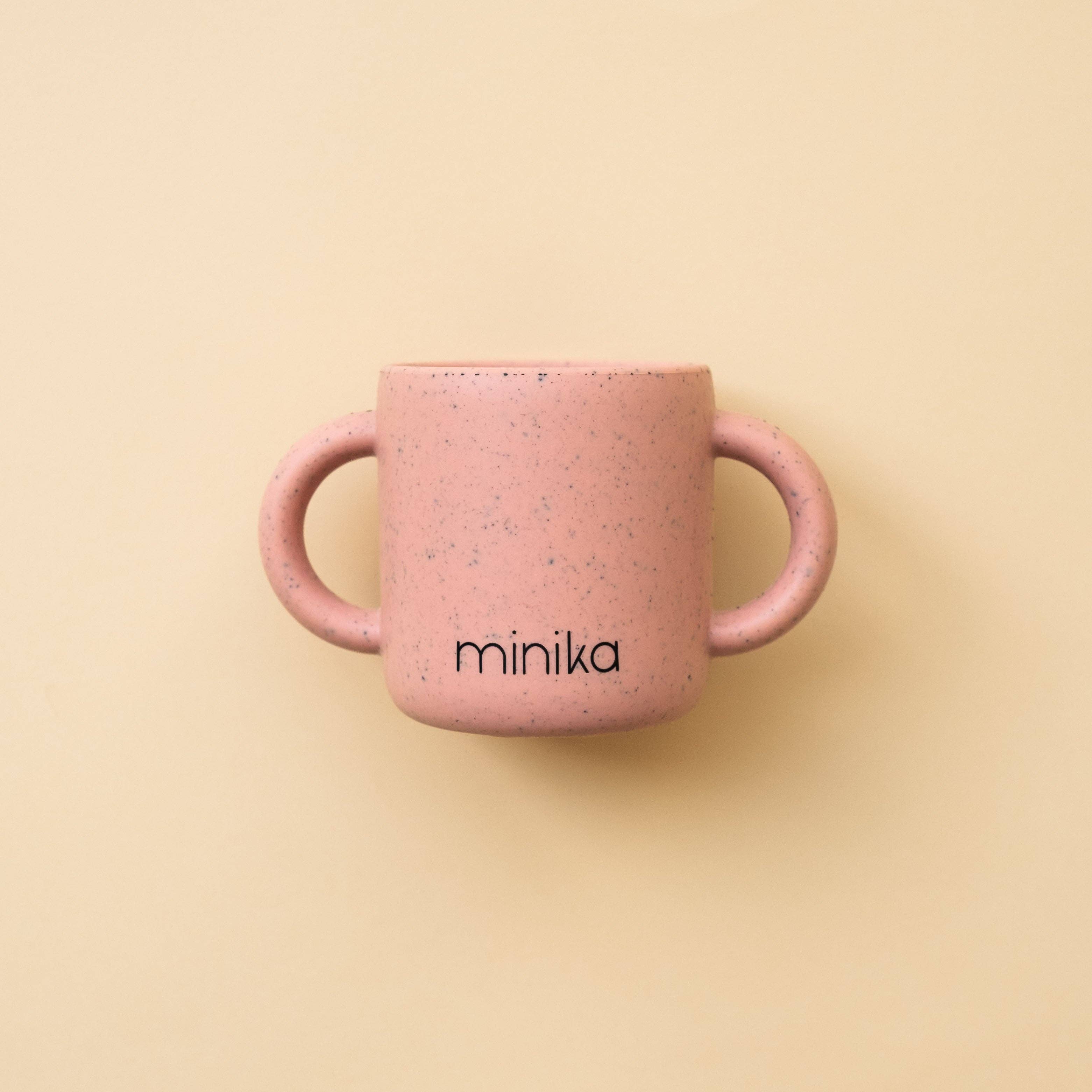 Minika - Learning cup with handles - Sorbet