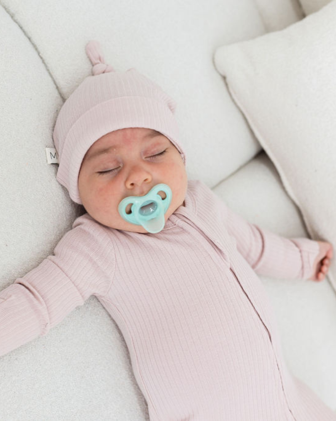 Mila & Co. - Ribbed Knotted Hat | Blush