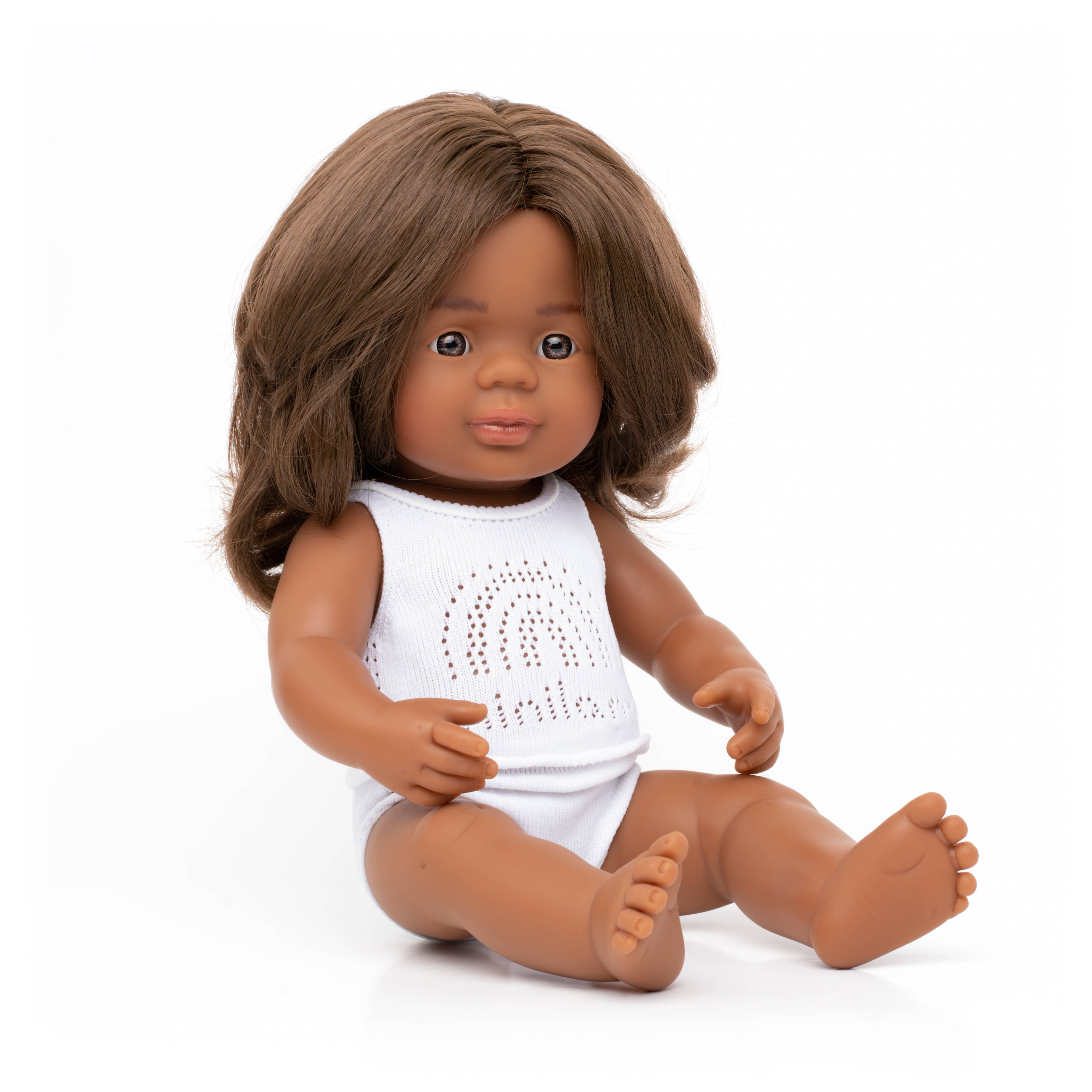 Miniland Educational - Baby Doll Australian Aboriginal Girl 15'' inch (box)