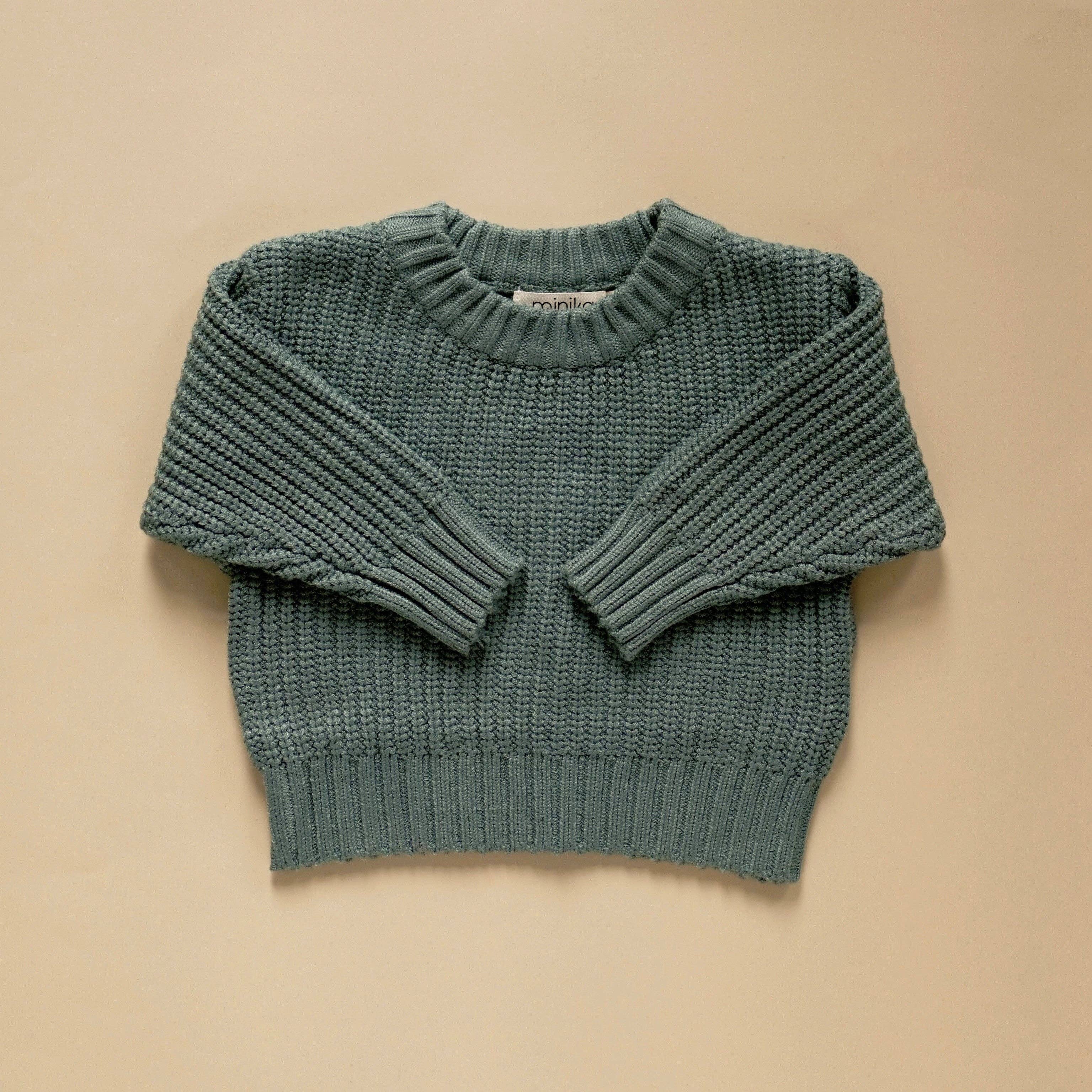 Minika - Knit sweater - Fall green