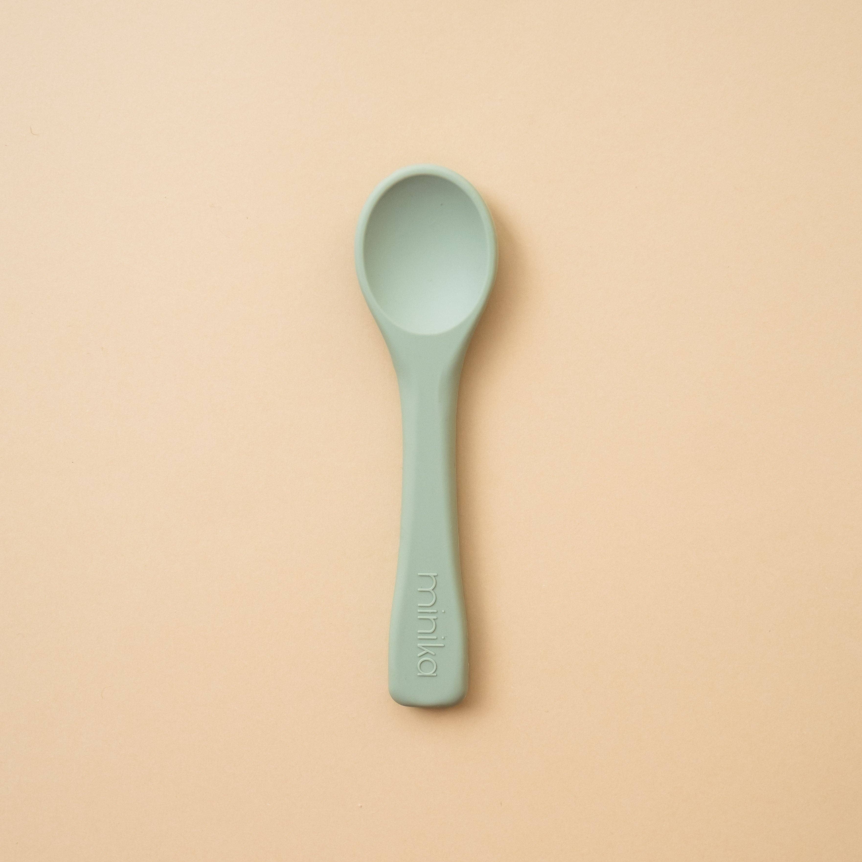Minika - Silicone spoon - Sage